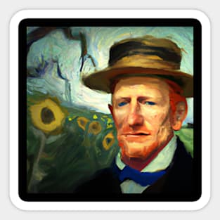 Van Gogh art Sticker